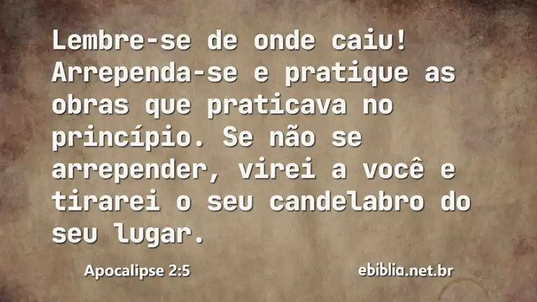 Apocalipse 2:5