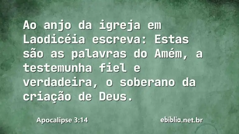 Apocalipse 3:14