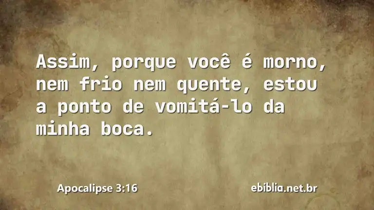 Apocalipse 3:16