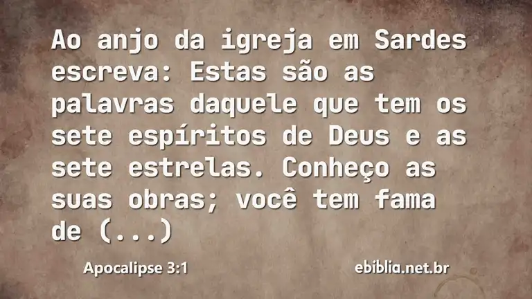 Apocalipse 3:1