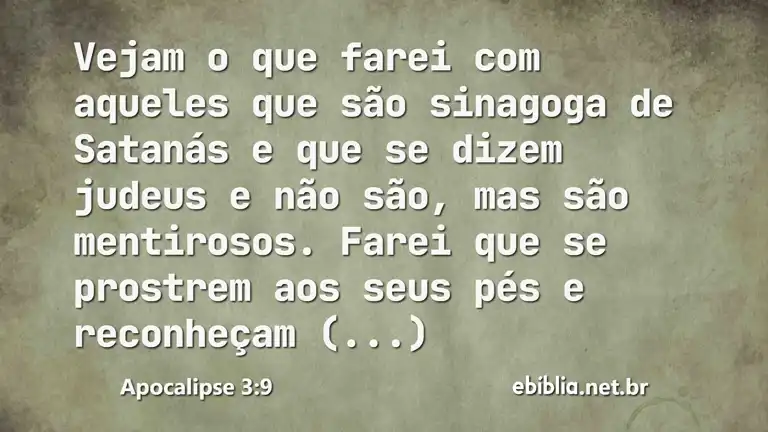 Apocalipse 3:9