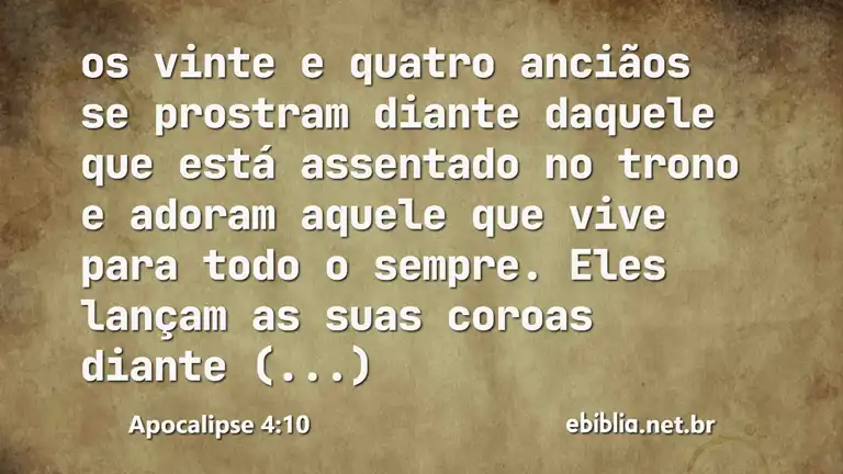 Apocalipse 4:10