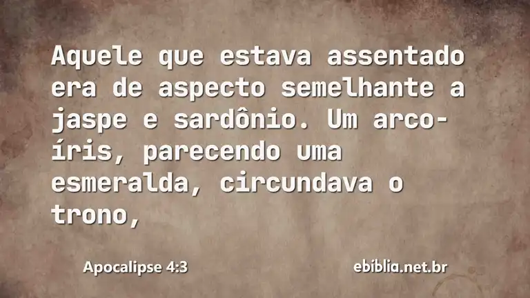 Apocalipse 4:3