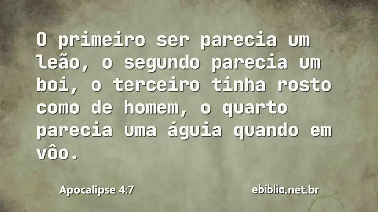 Apocalipse 4:7