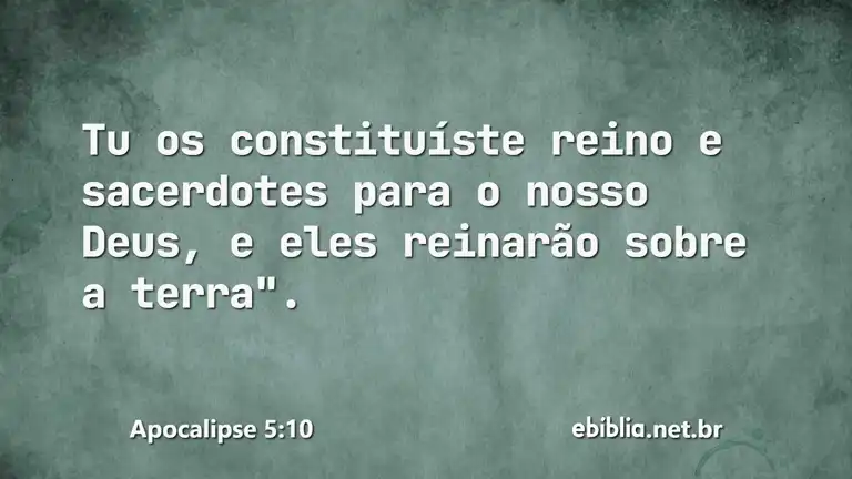 Apocalipse 5:10