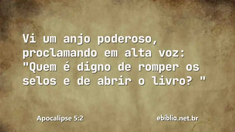 Apocalipse 5:2