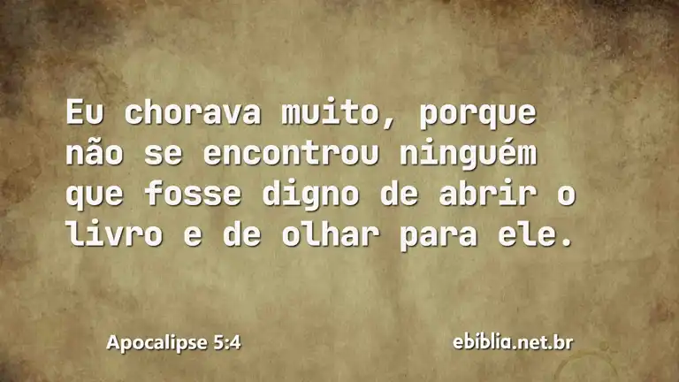 Apocalipse 5:4