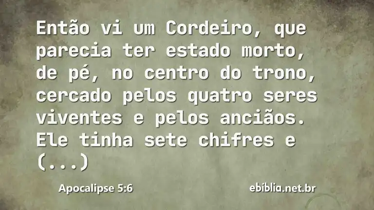 Apocalipse 5:6