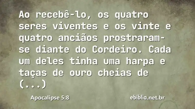 Apocalipse 5:8