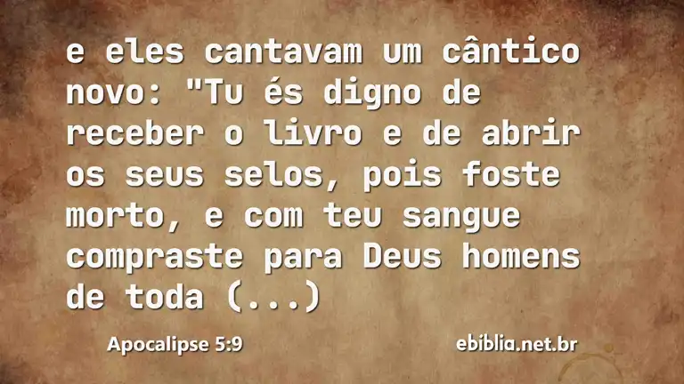 Apocalipse 5:9