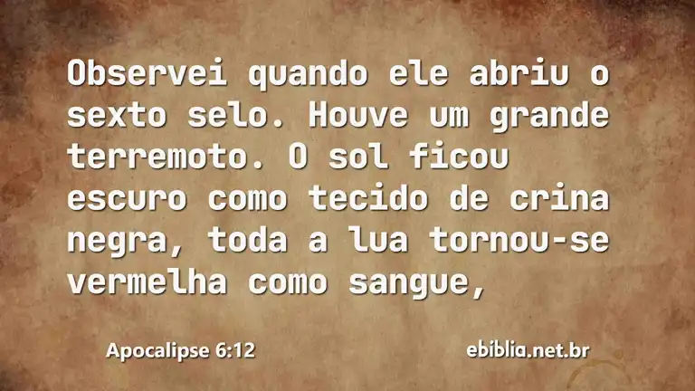 Apocalipse 6:12