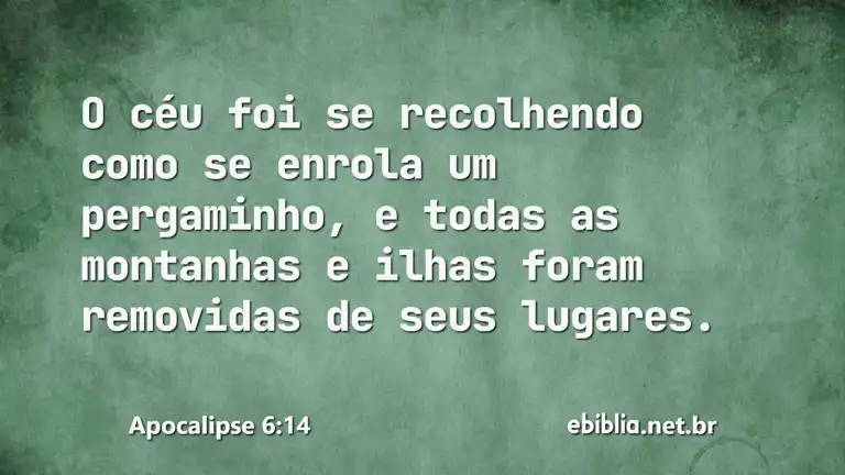 Apocalipse 6:14