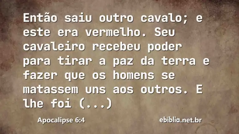 Apocalipse 6:4