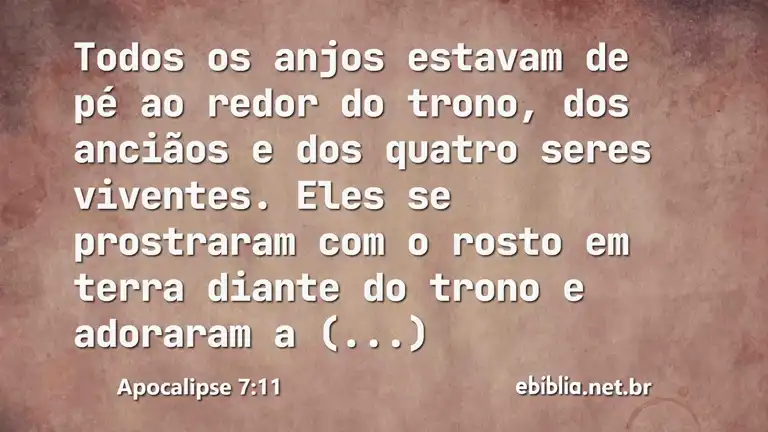 Apocalipse 7:11