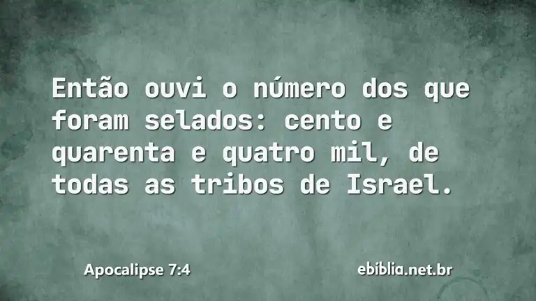 Apocalipse 7:4