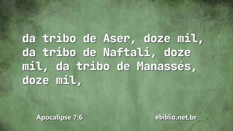 Apocalipse 7:6