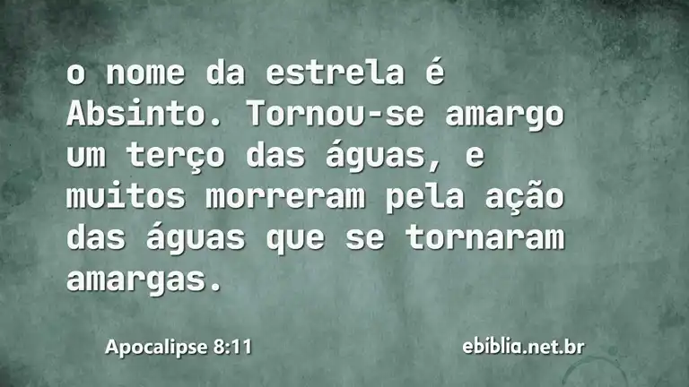 Apocalipse 8:11