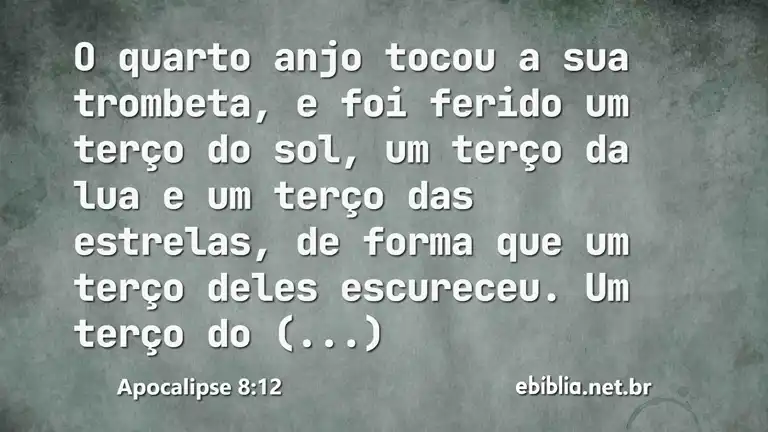 Apocalipse 8:12