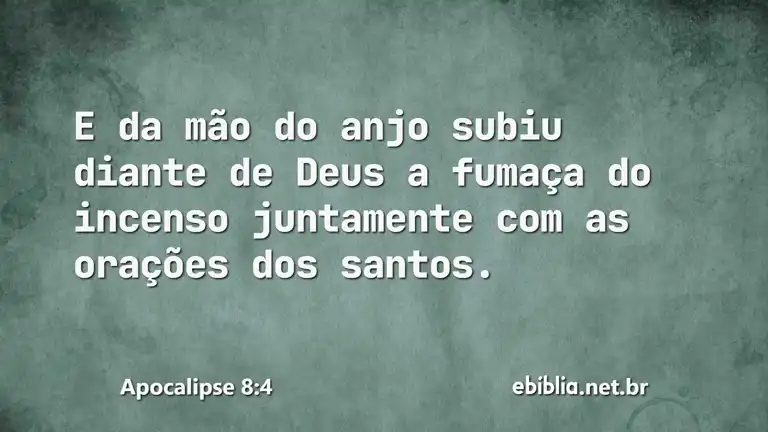 Apocalipse 8:4