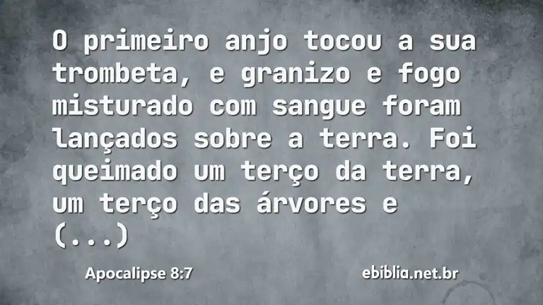 Apocalipse 8:7