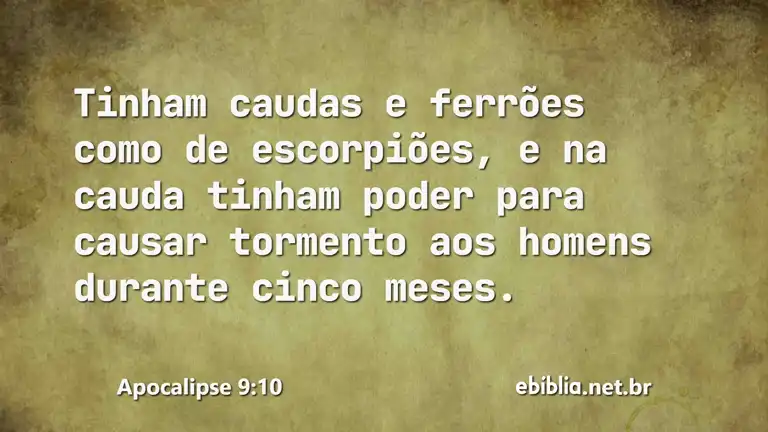 Apocalipse 9:10