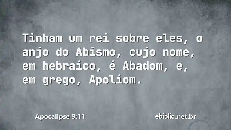 Apocalipse 9:11