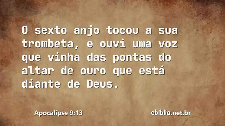 Apocalipse 9:13