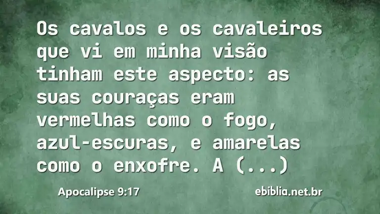 Apocalipse 9:17