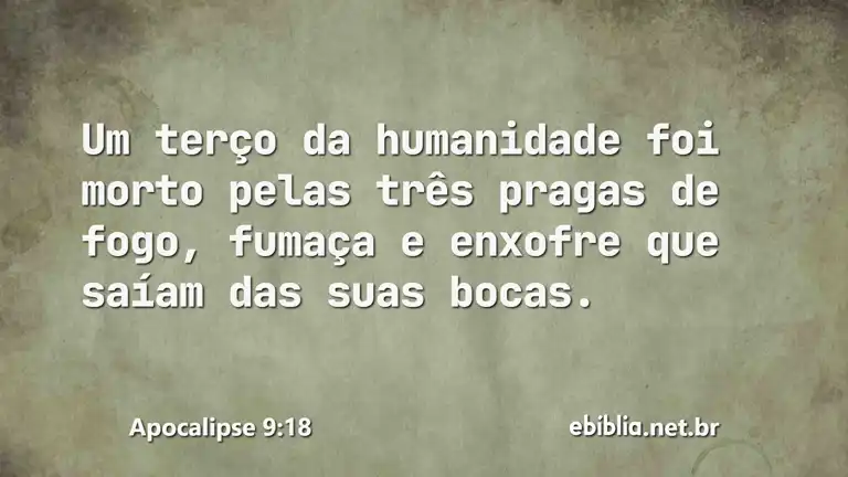 Apocalipse 9:18