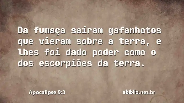 Apocalipse 9:3