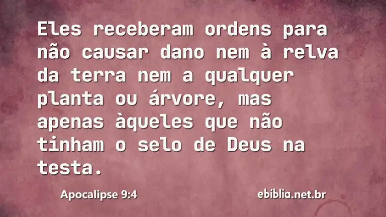 Apocalipse 9:4