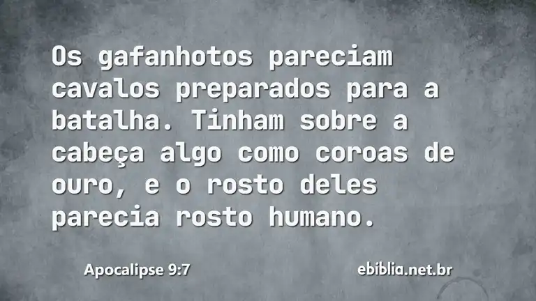 Apocalipse 9:7