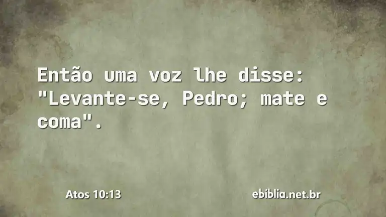 Atos 10:13