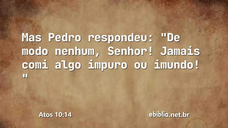 Atos 10:14