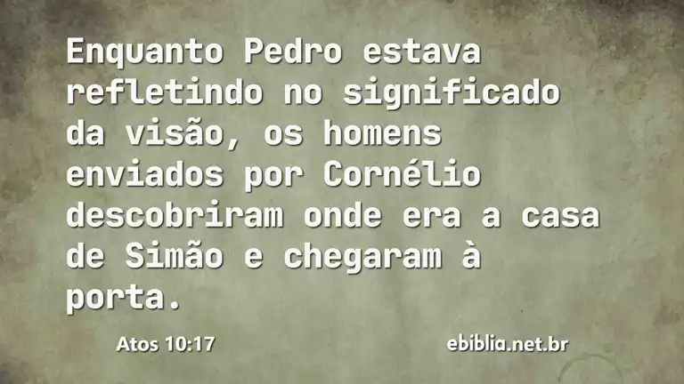 Atos 10:17