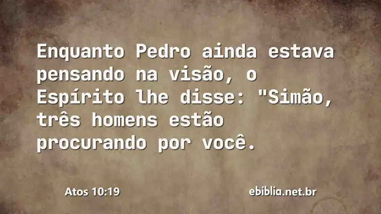 Atos 10:19