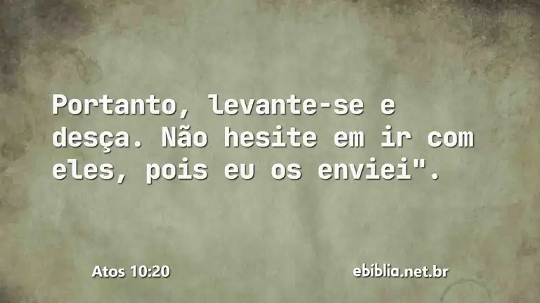 Atos 10:20