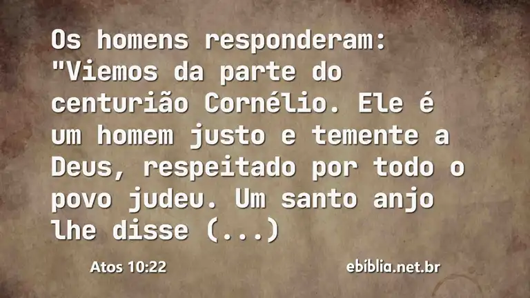 Atos 10:22