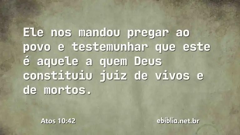 Atos 10:42