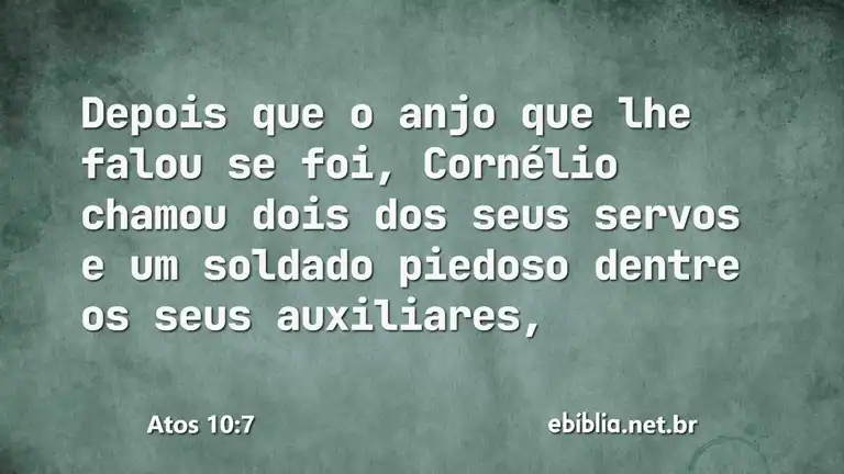 Atos 10:7