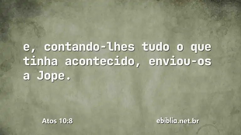 Atos 10:8