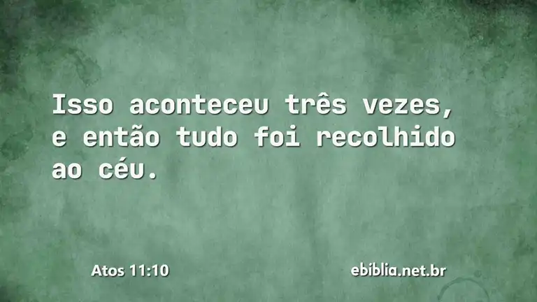 Atos 11:10