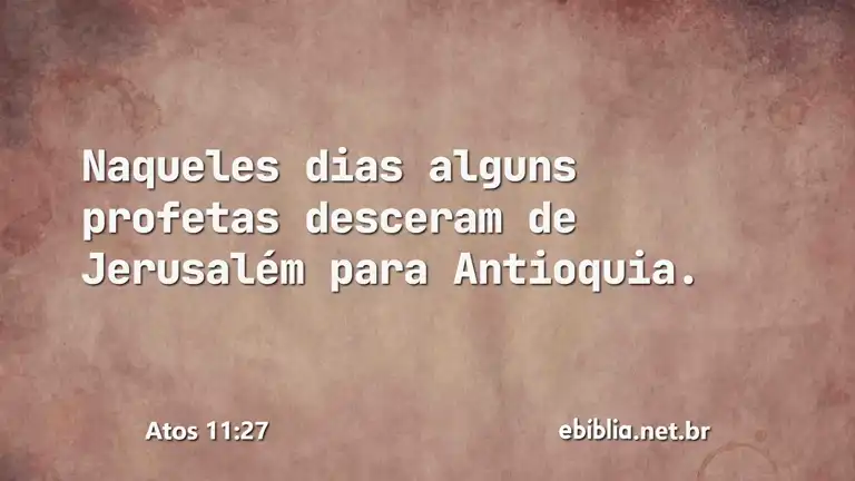 Atos 11:27