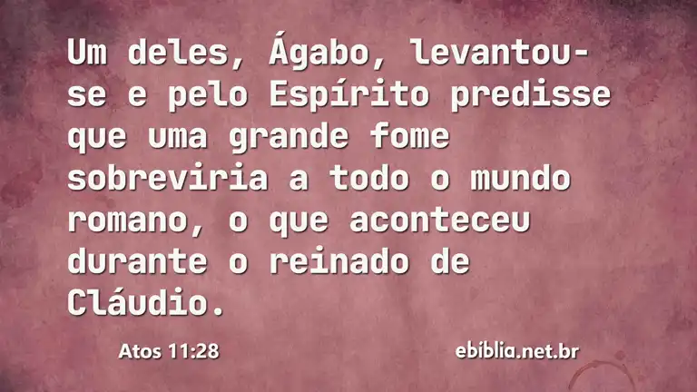 Atos 11:28