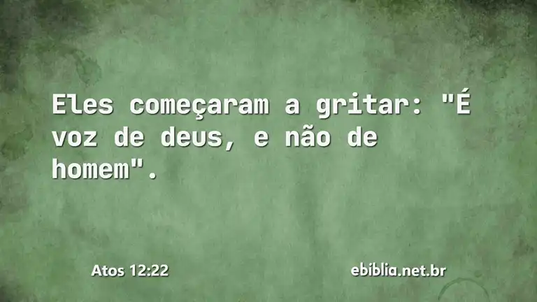 Atos 12:22