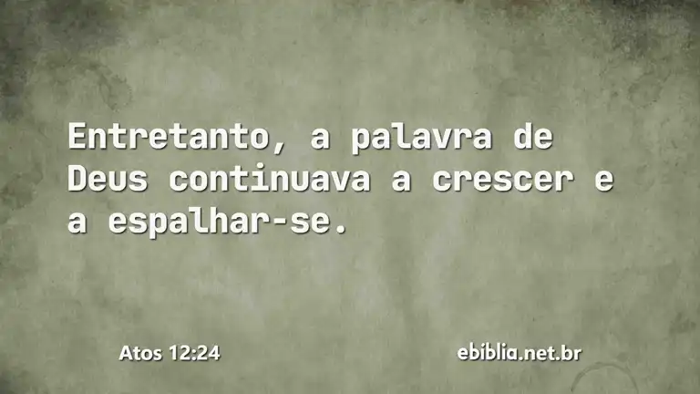 Atos 12:24