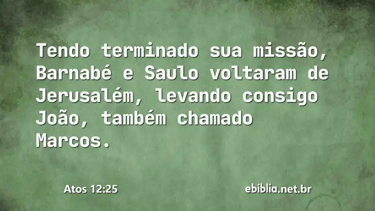 Atos 12:25