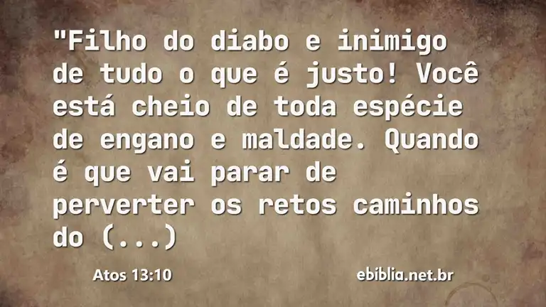 Atos 13:10