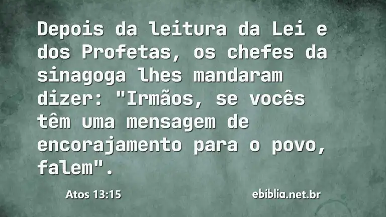 Atos 13:15