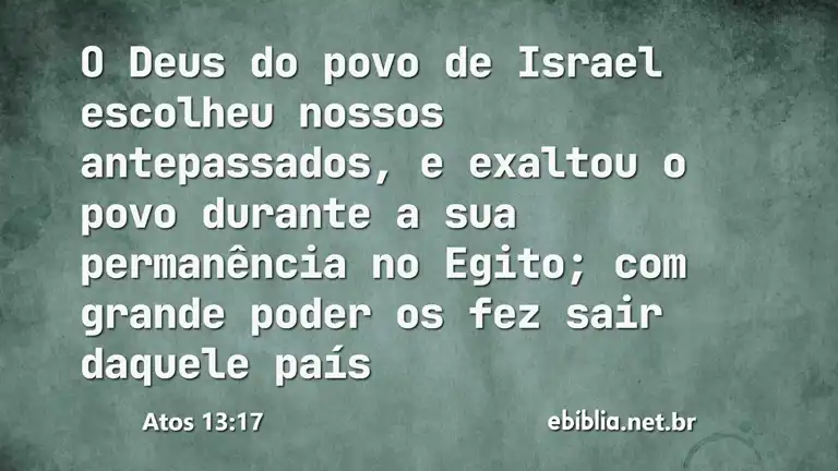 Atos 13:17